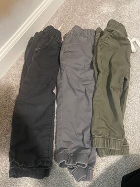 Cat & Jack Jogger Pants - Black, Gray, Olive Green